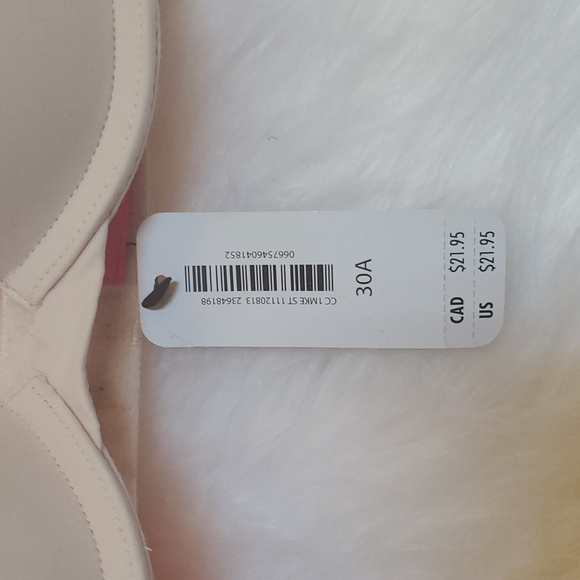 LA SENZA Light Beige Pink Padded Bra - Size 30A, XXS - Picture 5 of 6